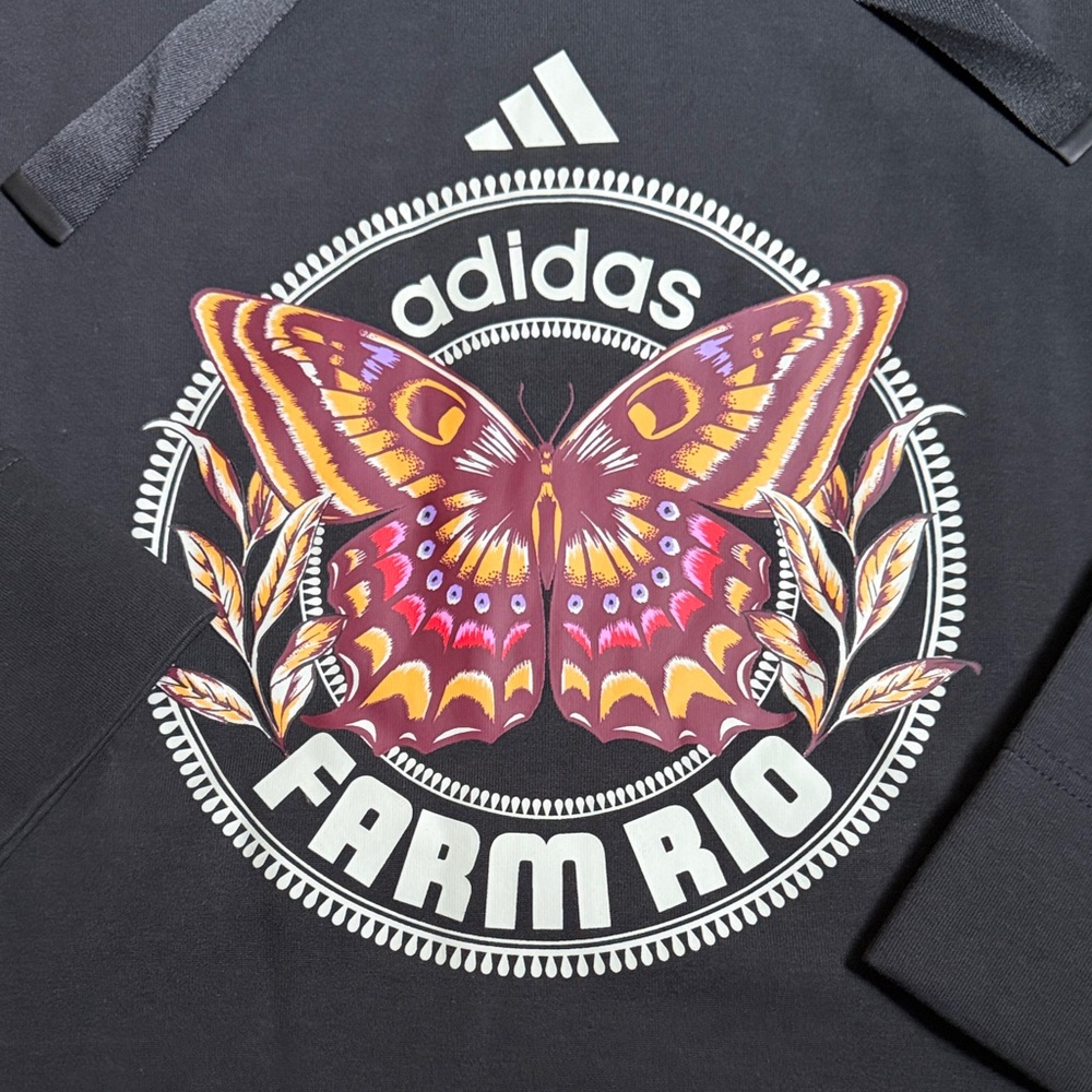 NWT Adidas x Farm Rio hooded Sweatshirt - Picture 2 of 11